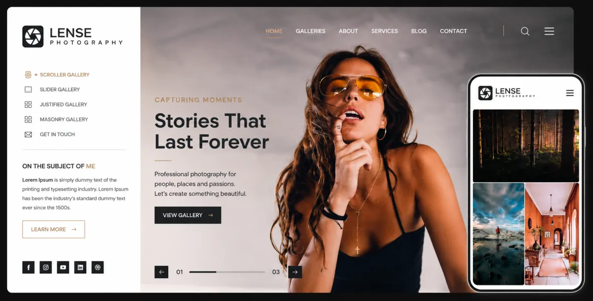 Lense WordPress Theme