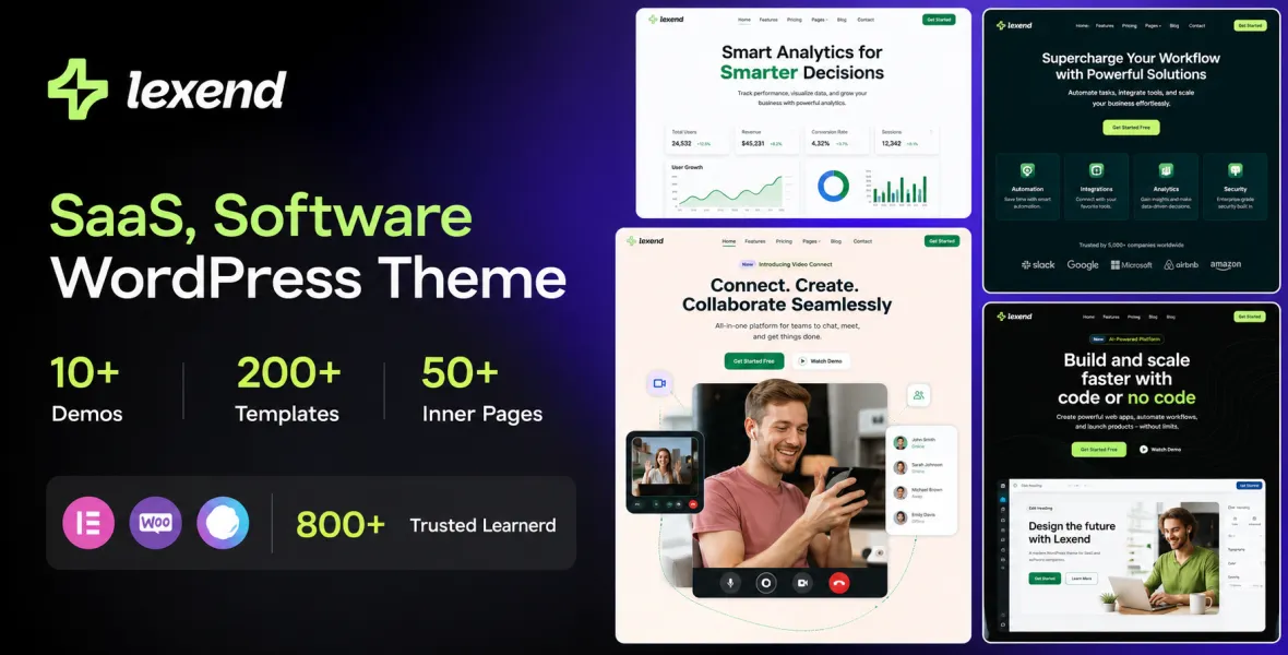 Lexend Software, SaaS & Startup WordPress Theme