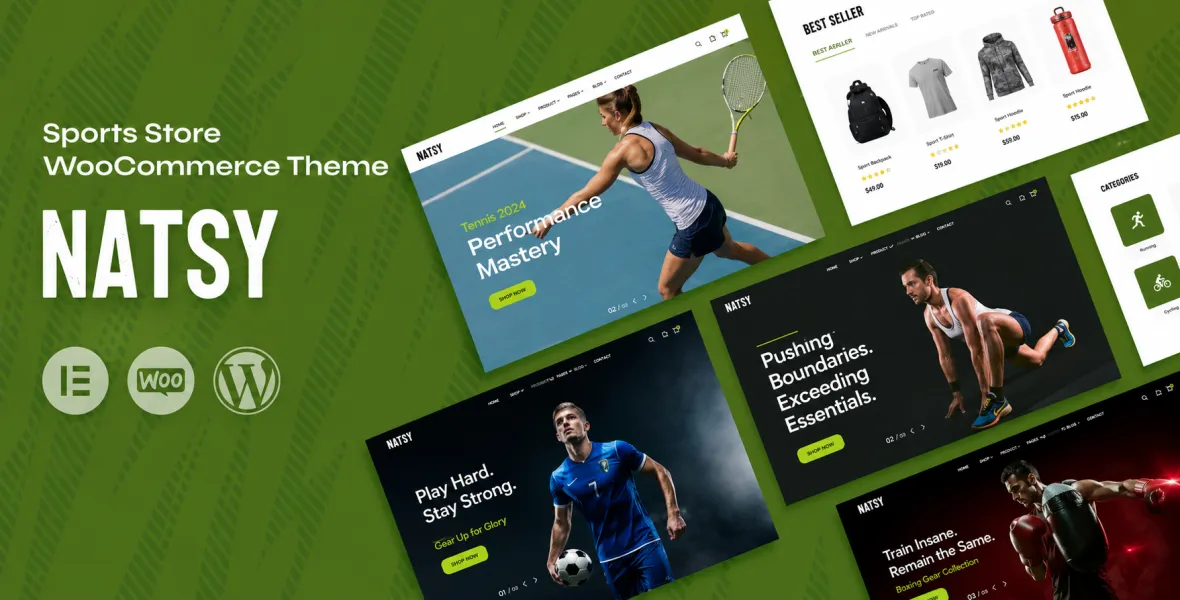 Natsy Sports Store WooCommerce Theme