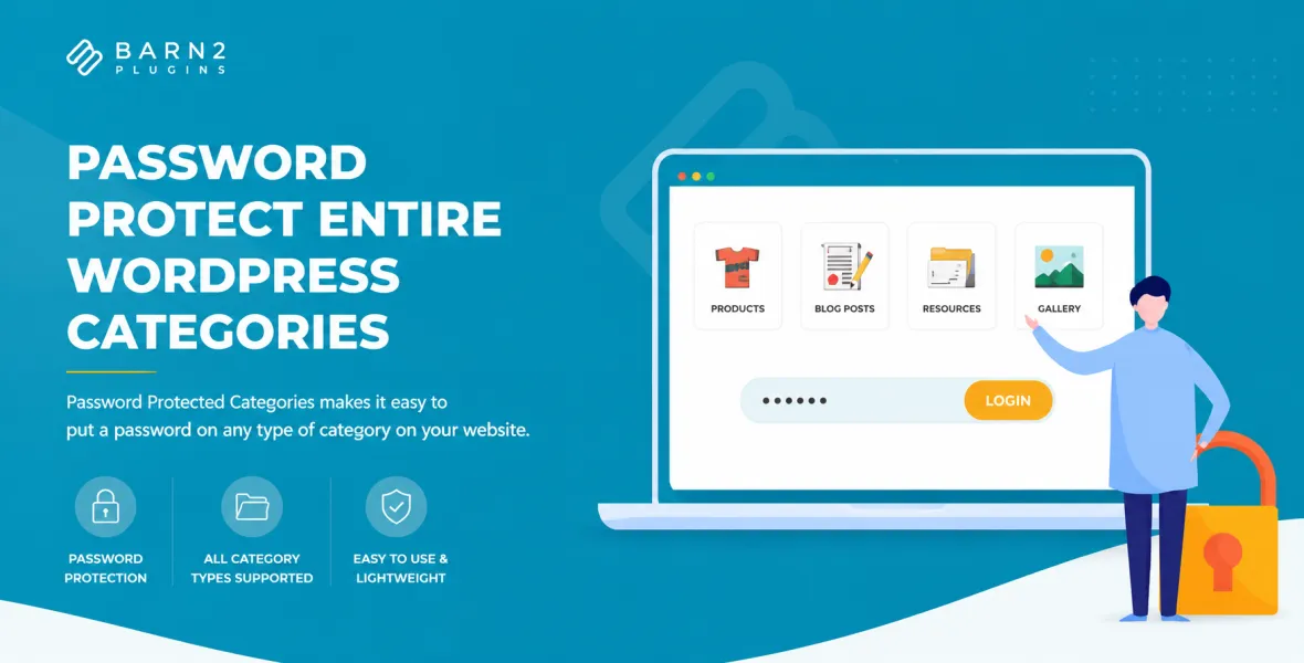 Password Protected Categories (Barn2)