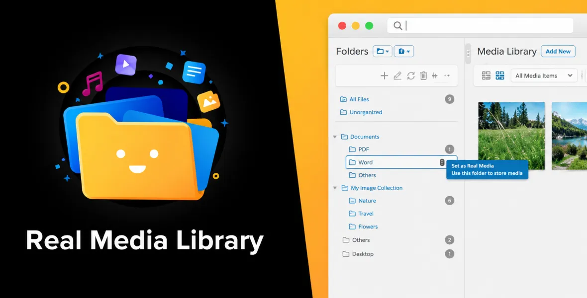 WordPress Real Media Library & File Manager