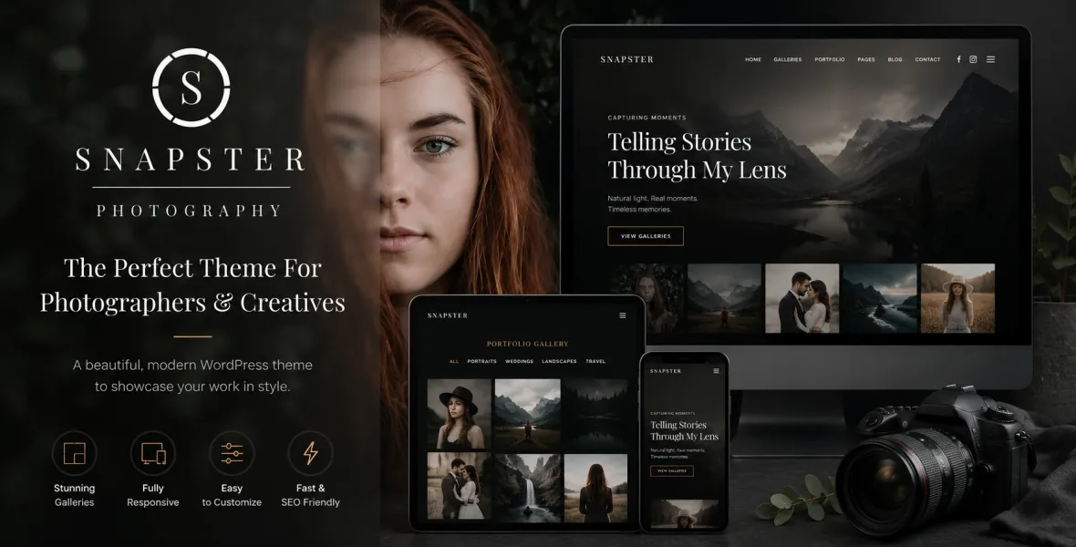 Snapster Photography WordPress