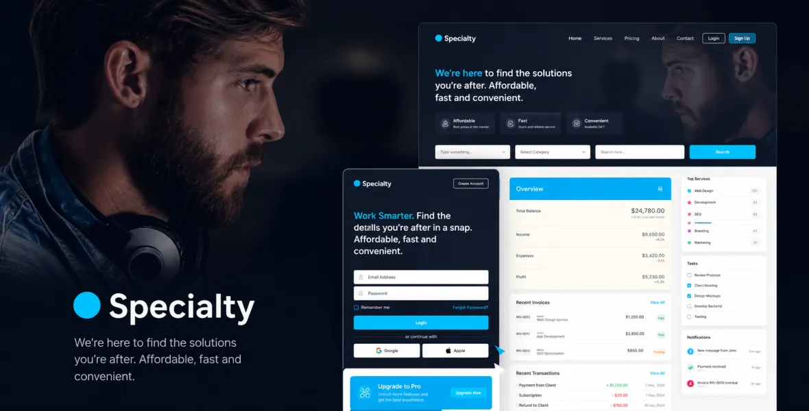 Specialty WordPress Theme