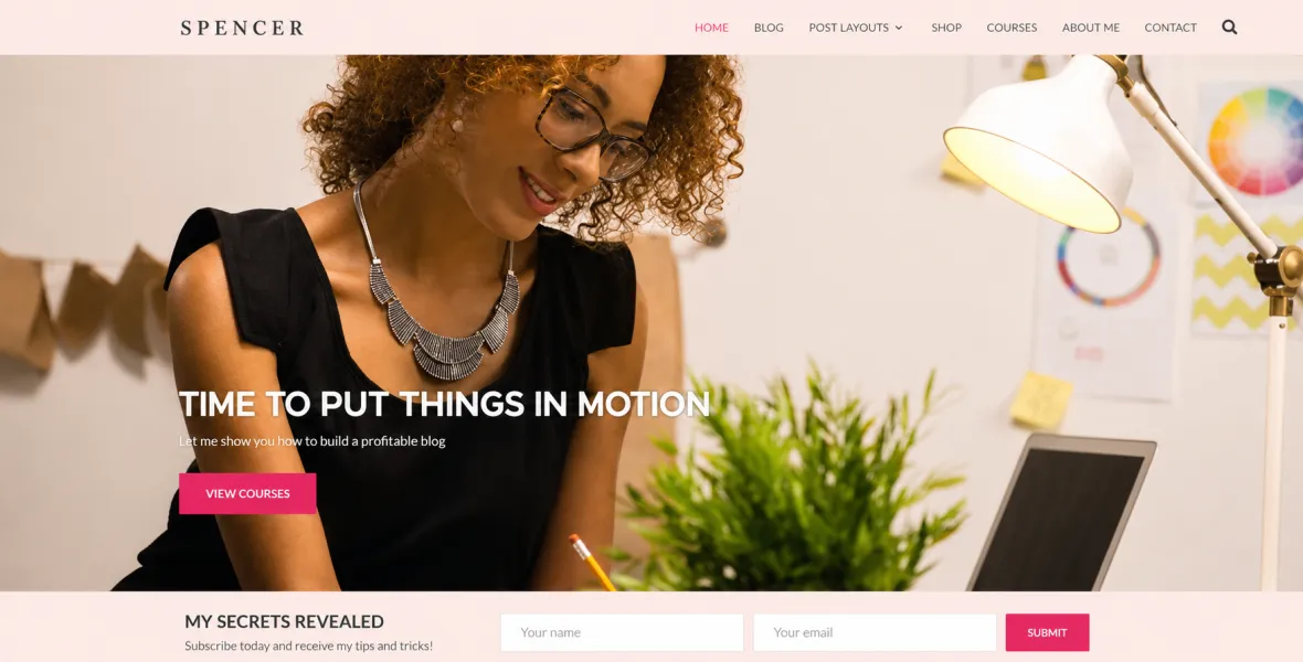 Spencer WordPress Theme
