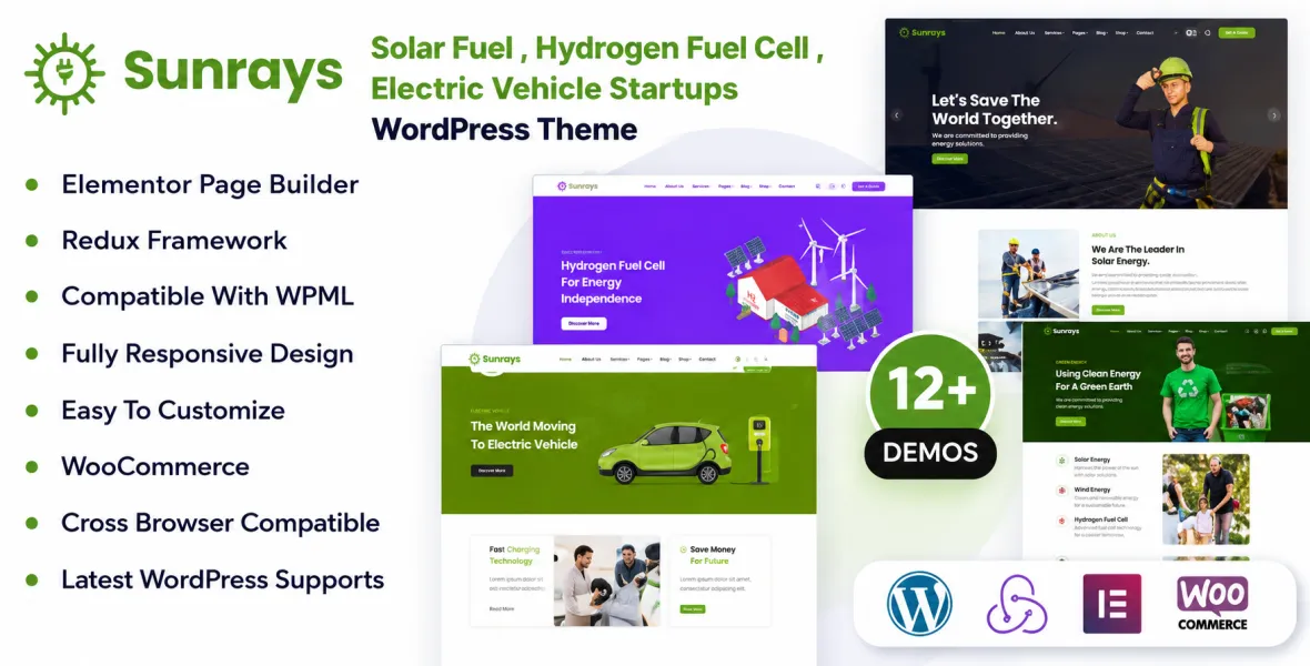 Sunrays – Solar Power & Green Energy Theme