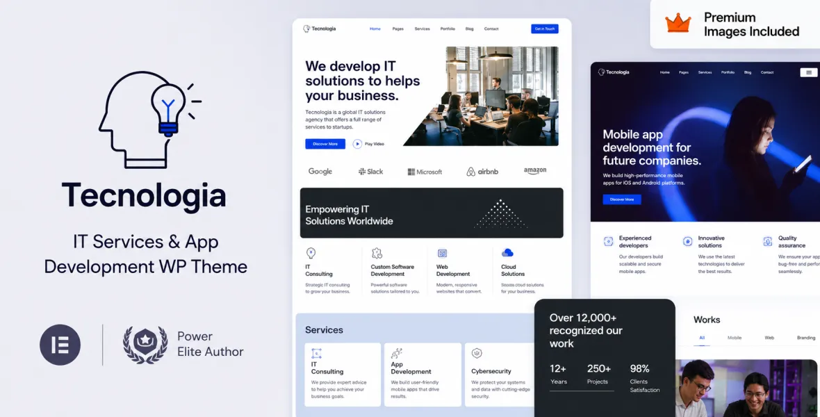 Tecnologia IT SAAS Software Technology Theme