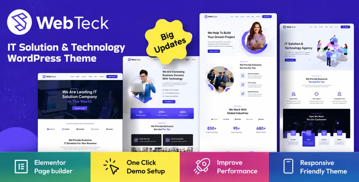 Webteck – IT Solution and Technology Theme