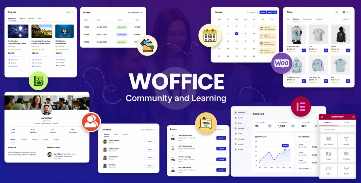 Woffice Intranet/Extranet WordPress Theme