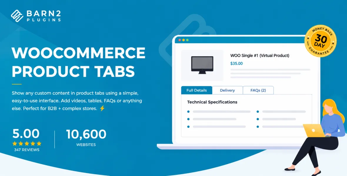 WooCommerce Product Tabs Pro