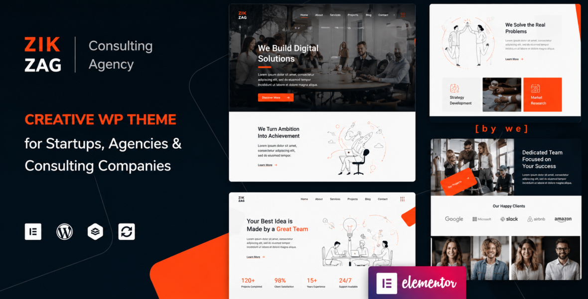 ZikZag Consulting & Agency Theme
