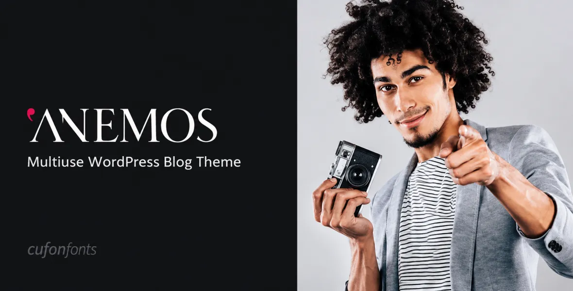 Anemos A Multiuse Blogging WordPress Theme