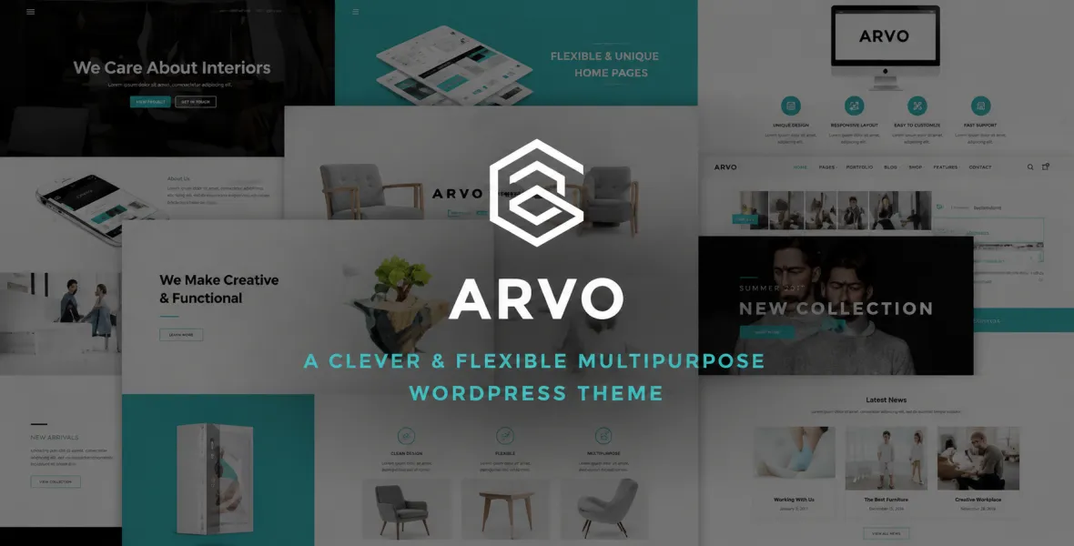 Arvo Clever & Flexible Multipurpose WordPress Theme