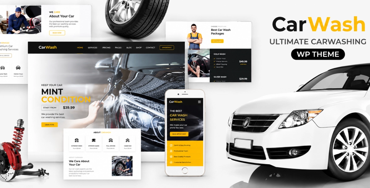 Car Wash Auto Spa WordPress Theme