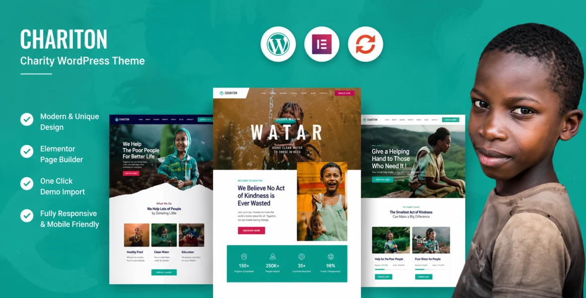 Chariton NonProfit Charity WordPress Theme