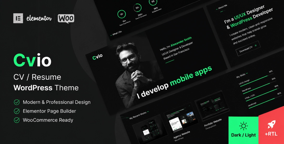 Cvio CV Resume Theme