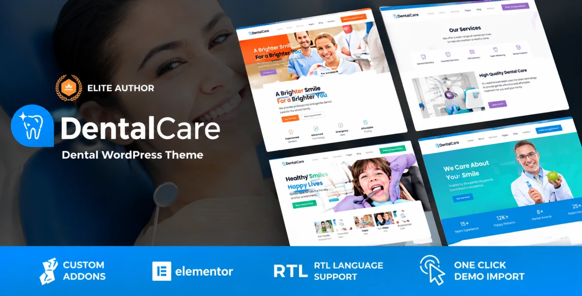 Dental Care Dentist & Medical WordPress Theme