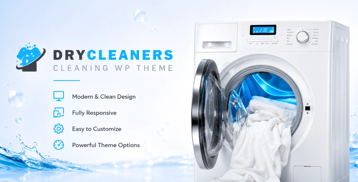 Dry Cleaning | Laundry Services WordPress Theme
