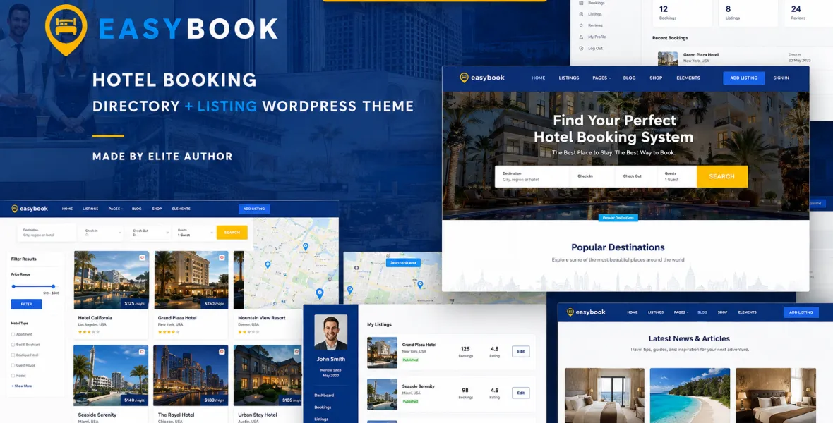 EasyBook Directory & Listing WordPress Theme
