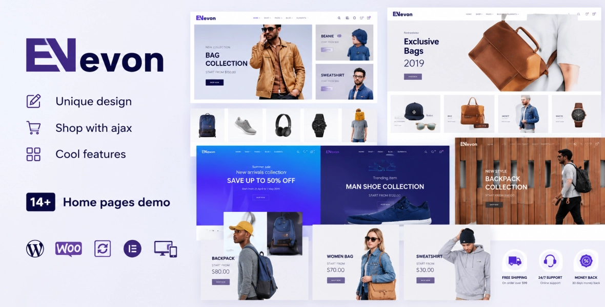 Evon Bag Store WooCommerce WordPress Theme