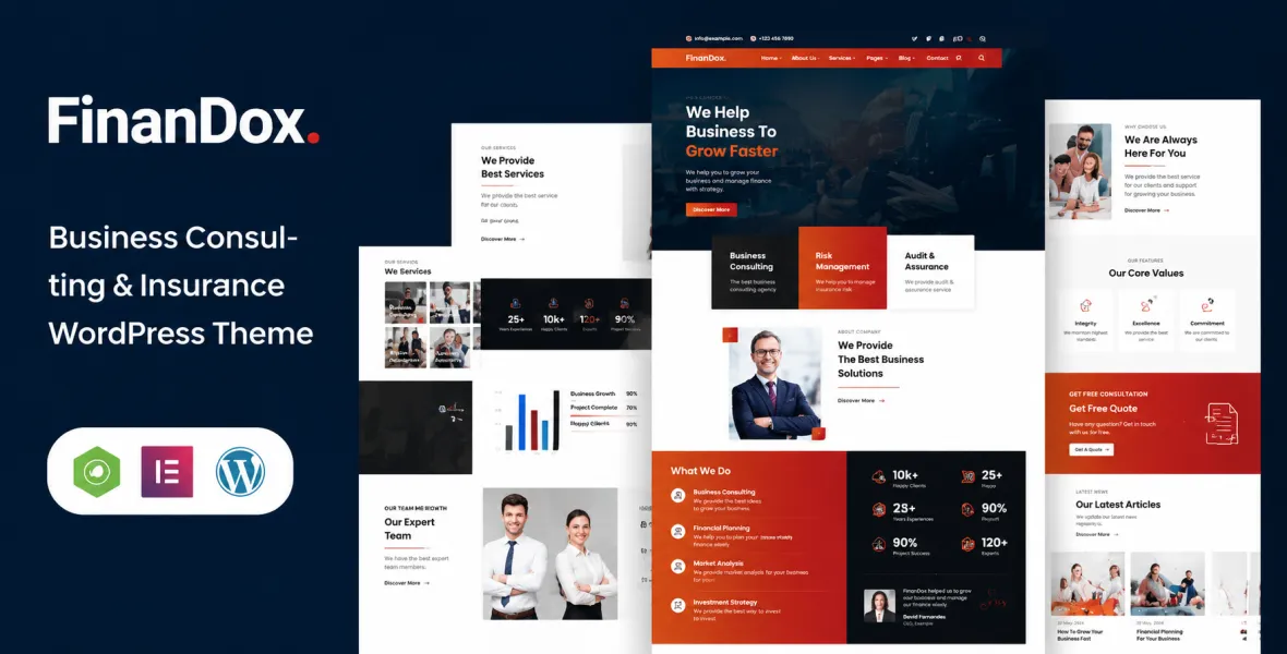 FinanDox Business Consulting WordPress Theme