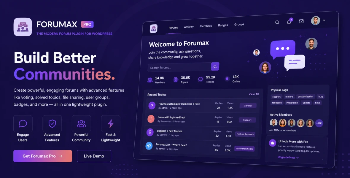 Forumax Pro (Premium) (BBP Core Pro)