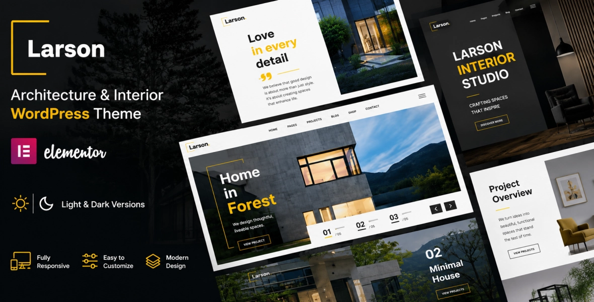 Larson Architecture & Interior Design WordPress