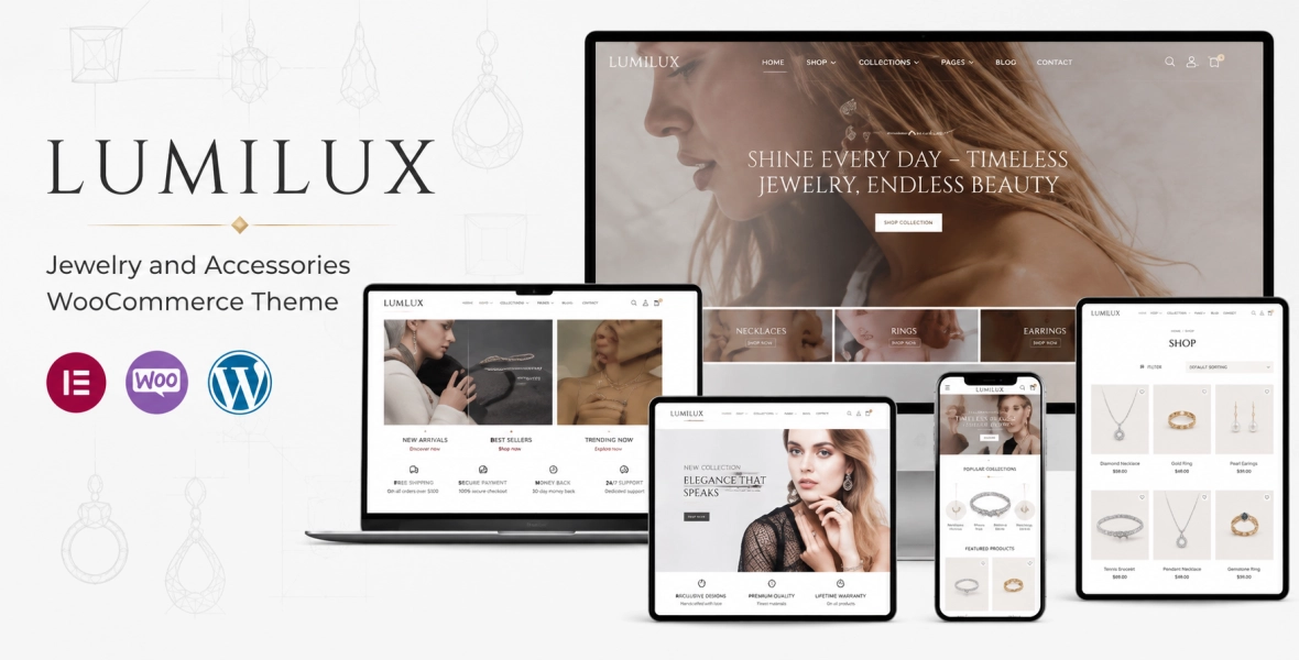 Lumilux Jewelry and Accessories Woo Theme