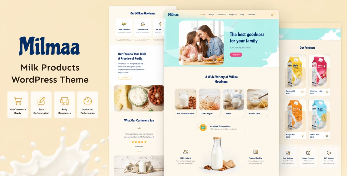 Milmaa Single Product Shop WordPress Theme
