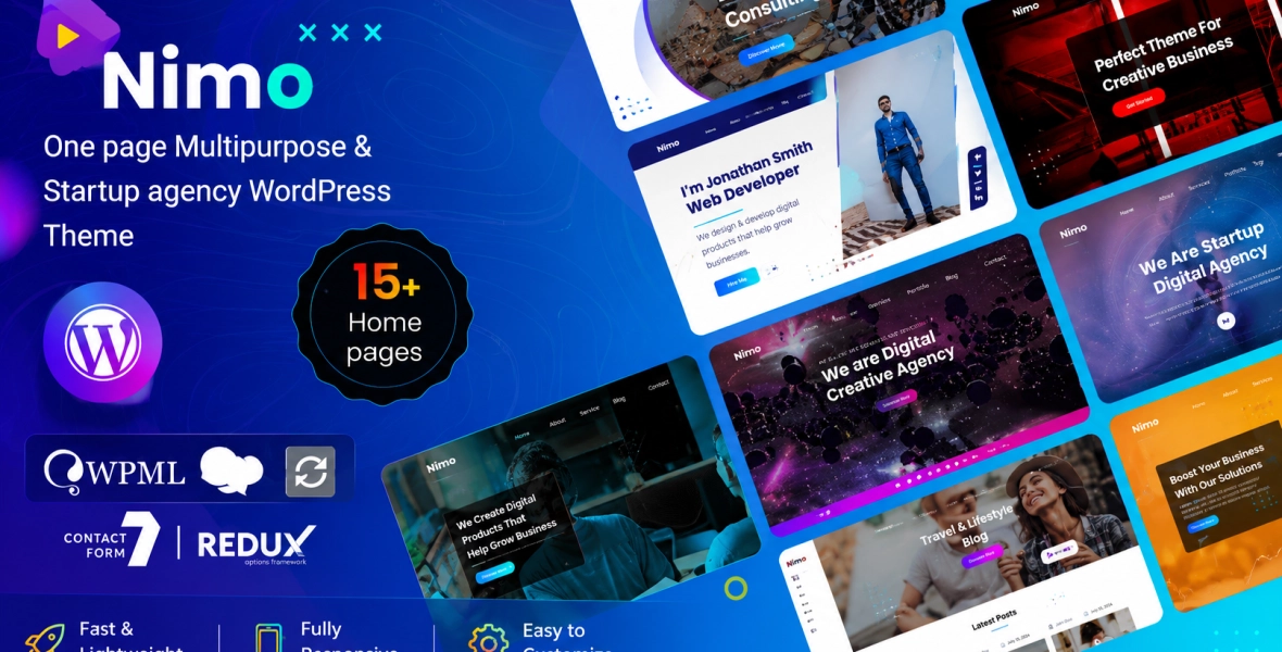 Nimmo One Page WordPress Theme