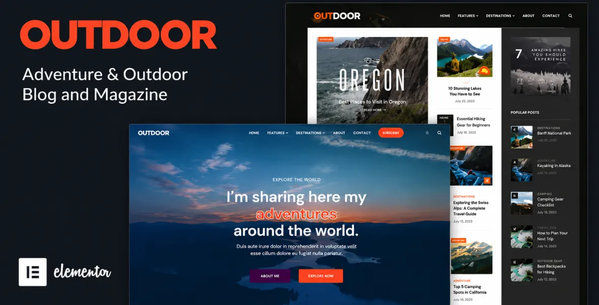 Outdoor Responsive Adventure Blog and Magazine