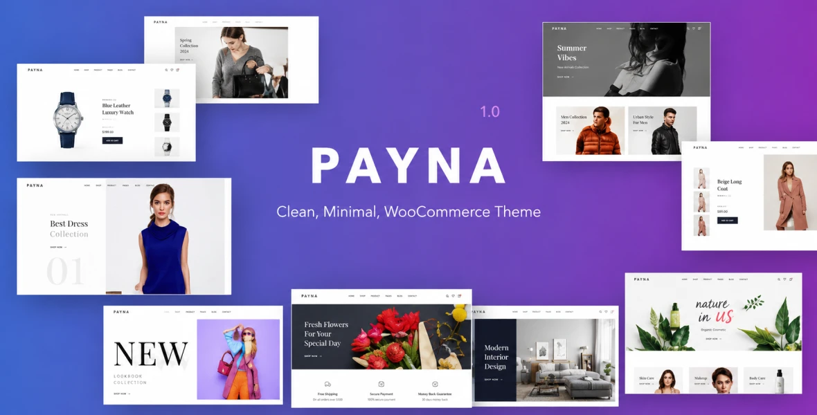 Payna Clean, Minimal WooCommerce Theme