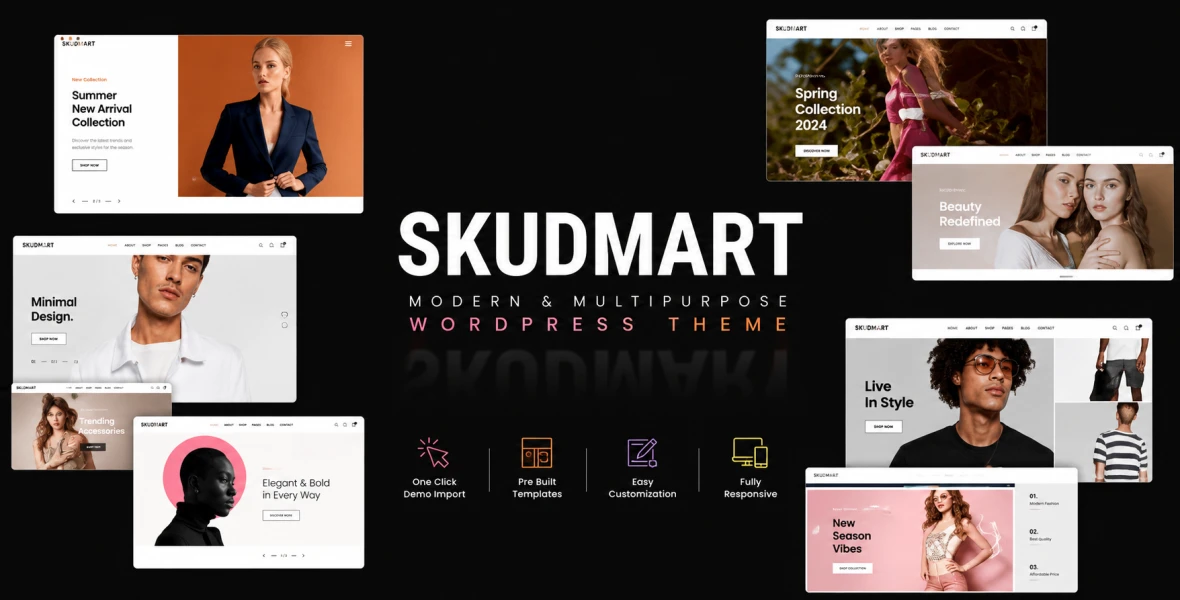 Skudmart Clean, Minimal WooCommerce Theme
