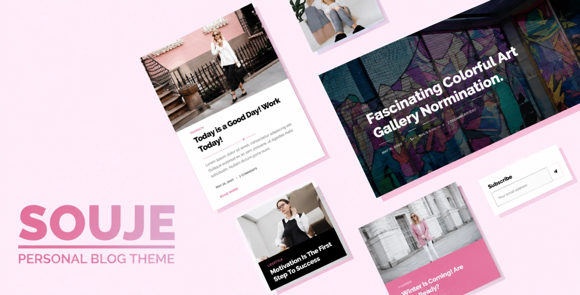 Souje Personal WordPress Blog Theme