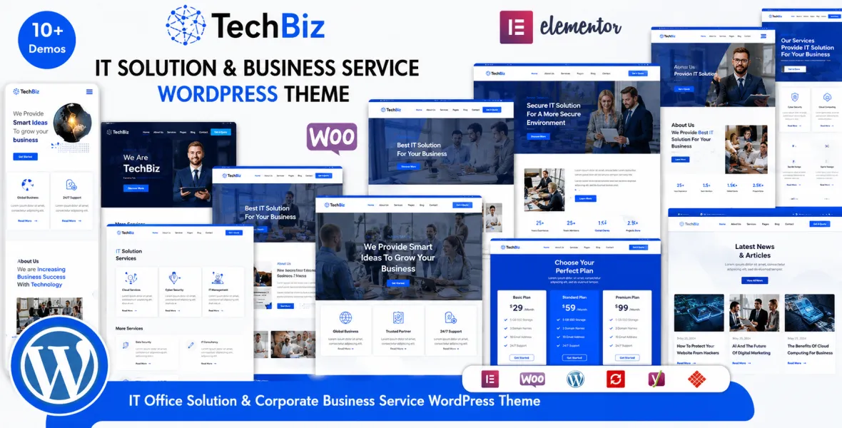 Techbiz Multipurpose IT Solution Business Theme