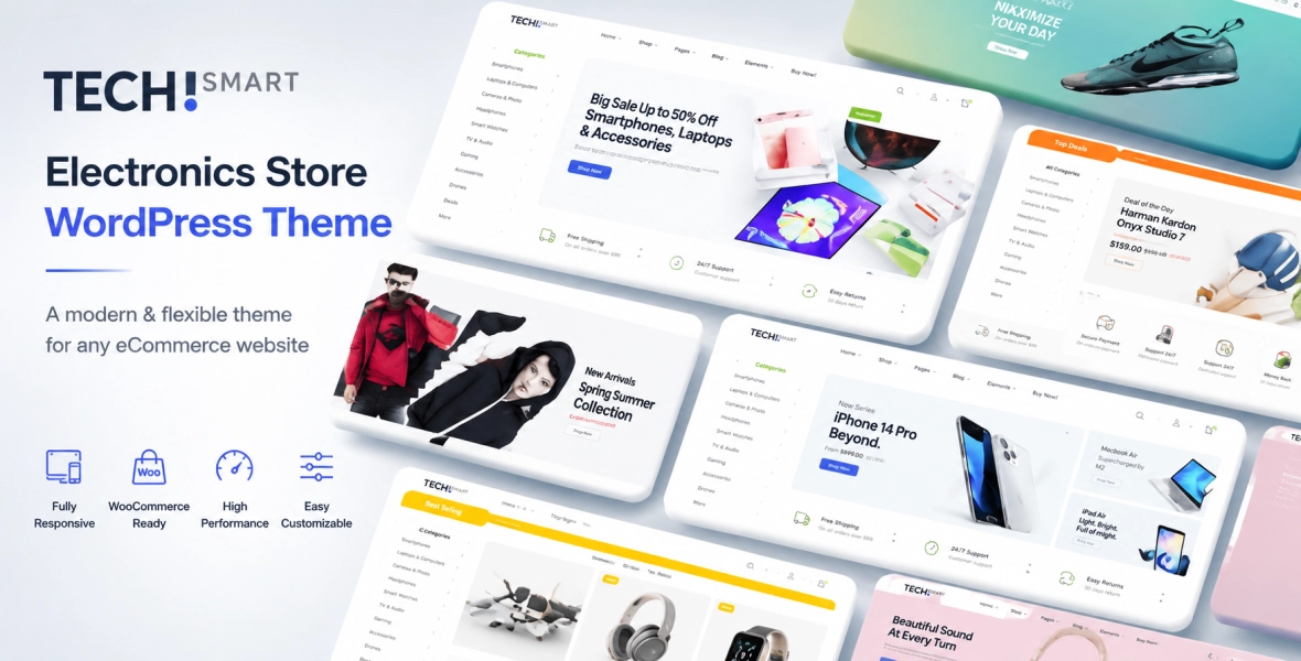 Techmarket Multi demo & Electronics Store Theme