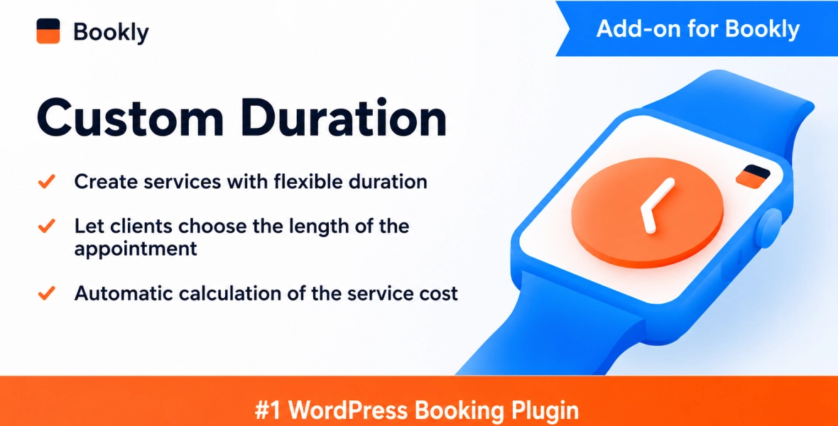 Bookly Custom Duration