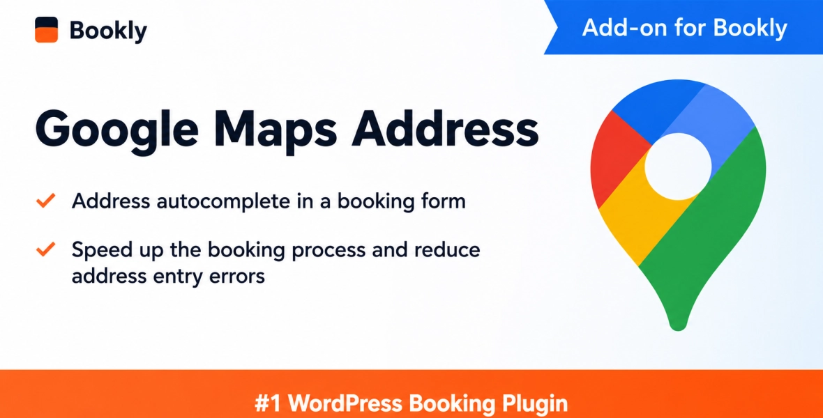 Bookly Google Maps Address
