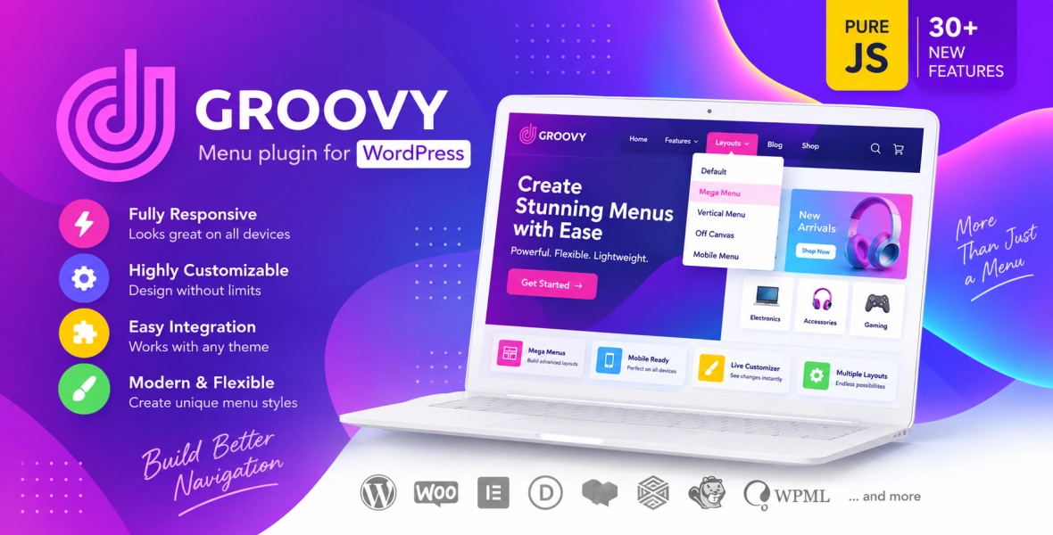 Groovy Mega Menu