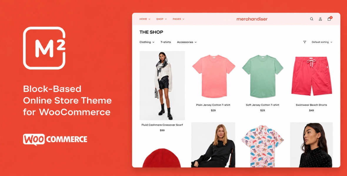 Merchandiser Clean, Fast, Lightweight WooCommerce Theme