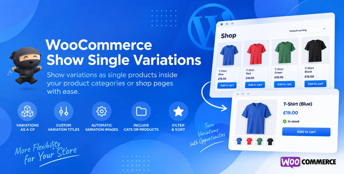 WooCommerce Show Variations as Single Products