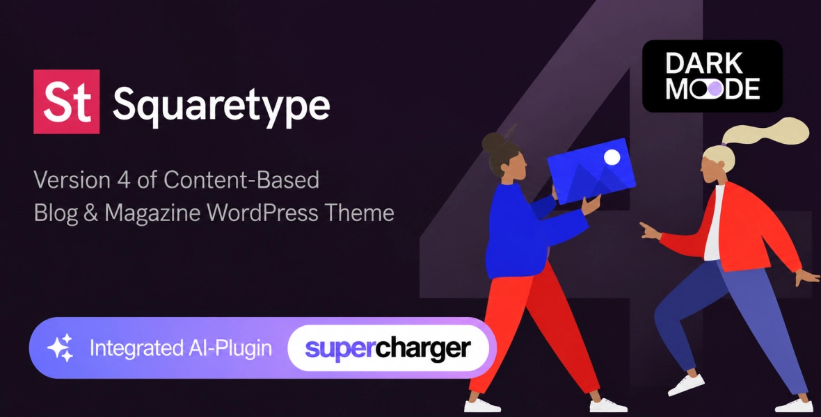 Squaretype Modern Blog WordPress Theme