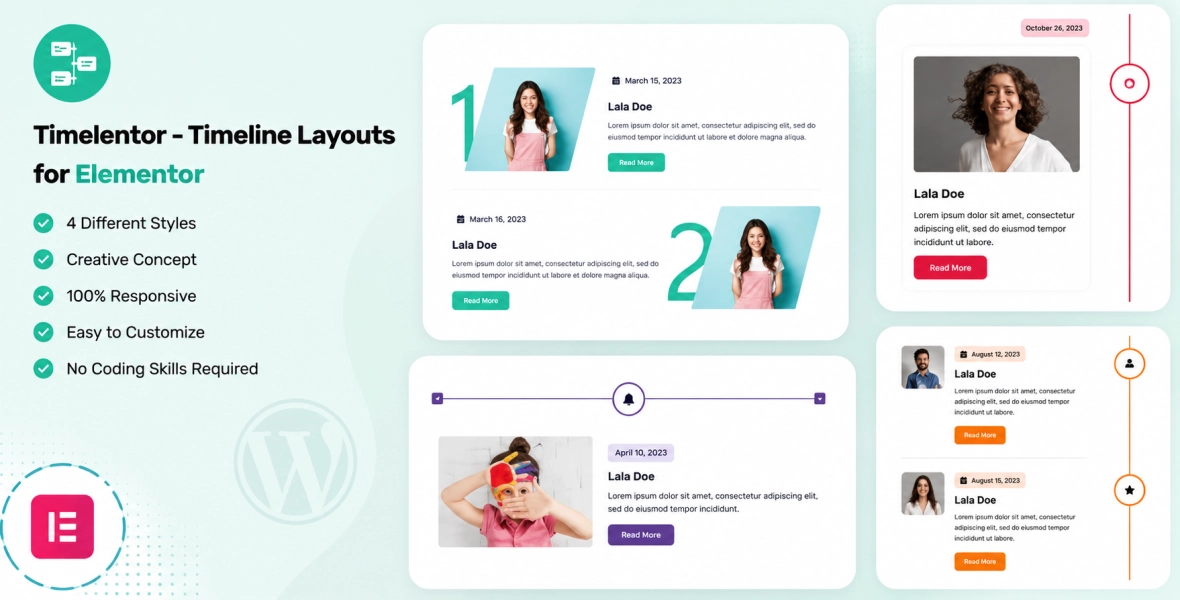 Timelentor – Timeline Layouts for Elementor